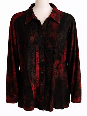 red and black jacket